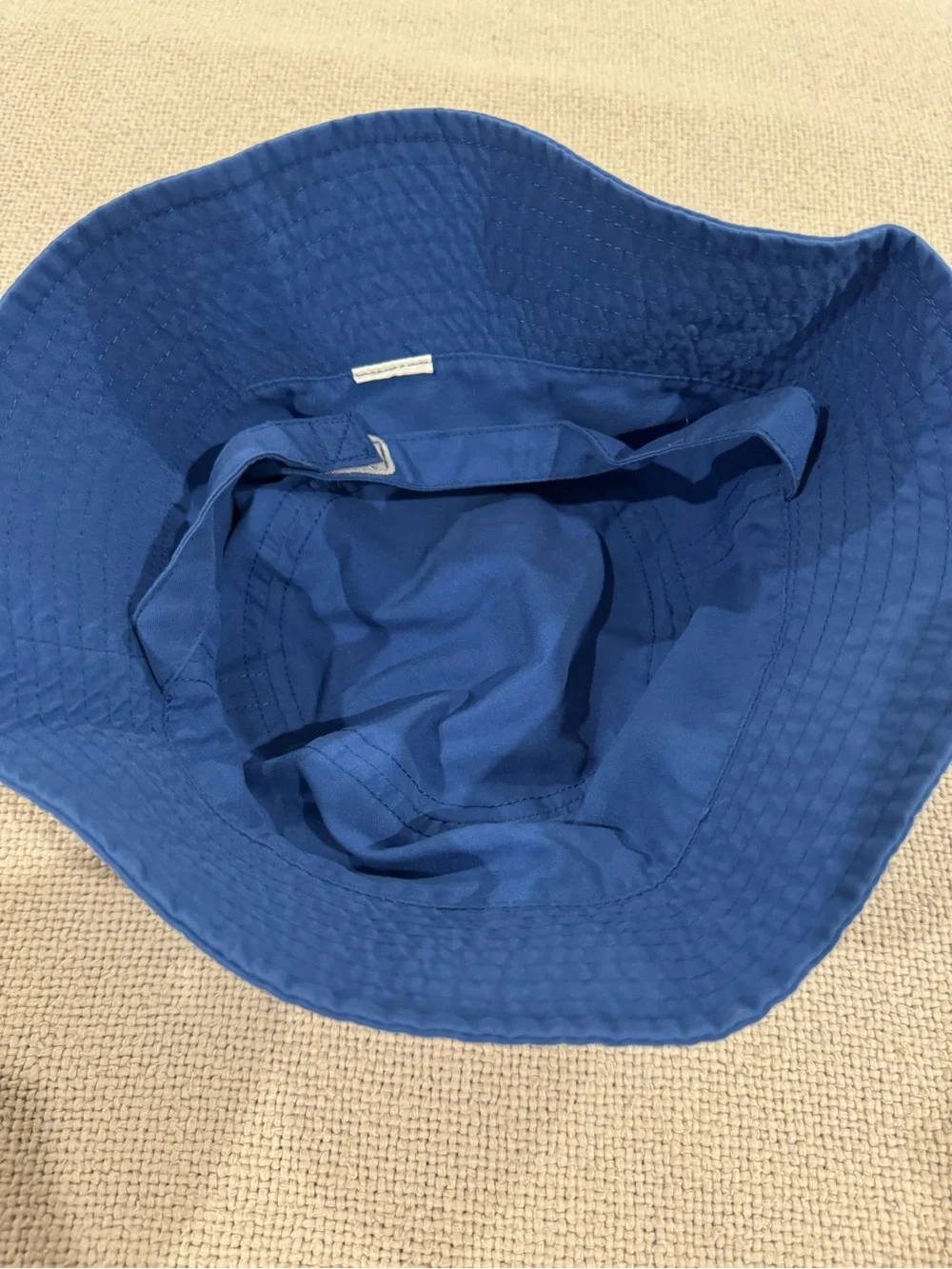 Kids Blue Bucket Hat with Shark Mouth Patch